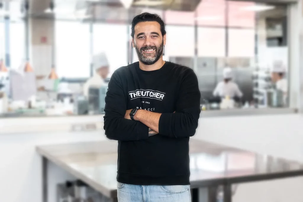 Saverio Baldacci docente del corso di cucina
