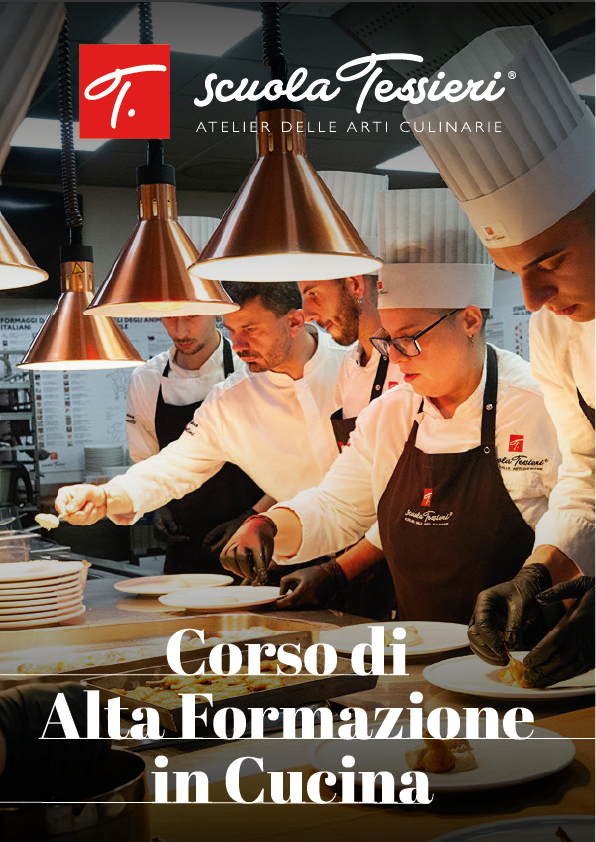 Copertina della brochure Alta Formazione in Cucina